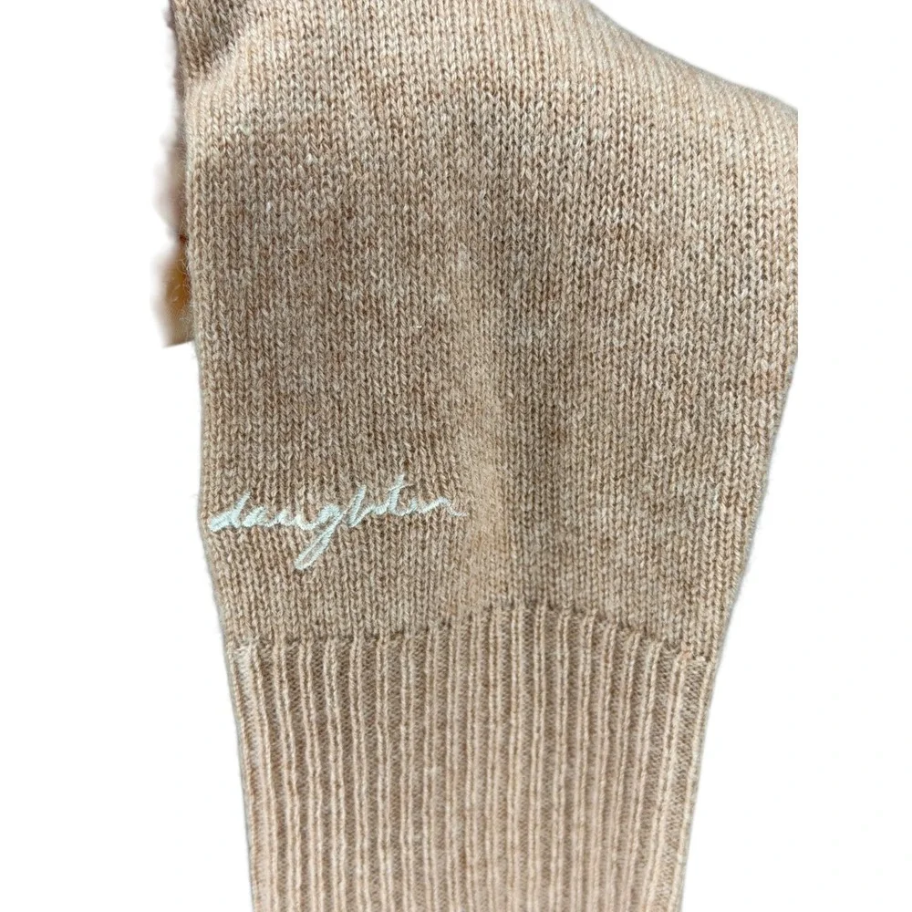 FAVORITE DAUGHTER Tawny Birch Cardigan Pink Cashmere Button Front Women's Size M